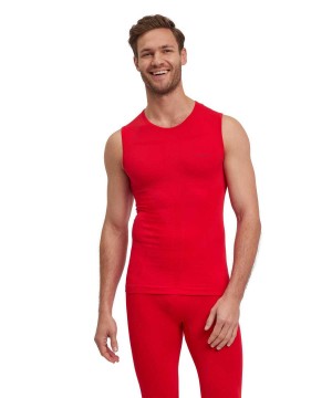 Falke Singlet Warm Functional Underwear Heren Rood | XKIARU-750