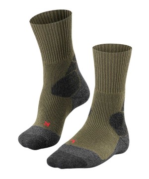 Falke TK-X Expedition Trekking Socks Sokken Heren Groen | QONAYR-642